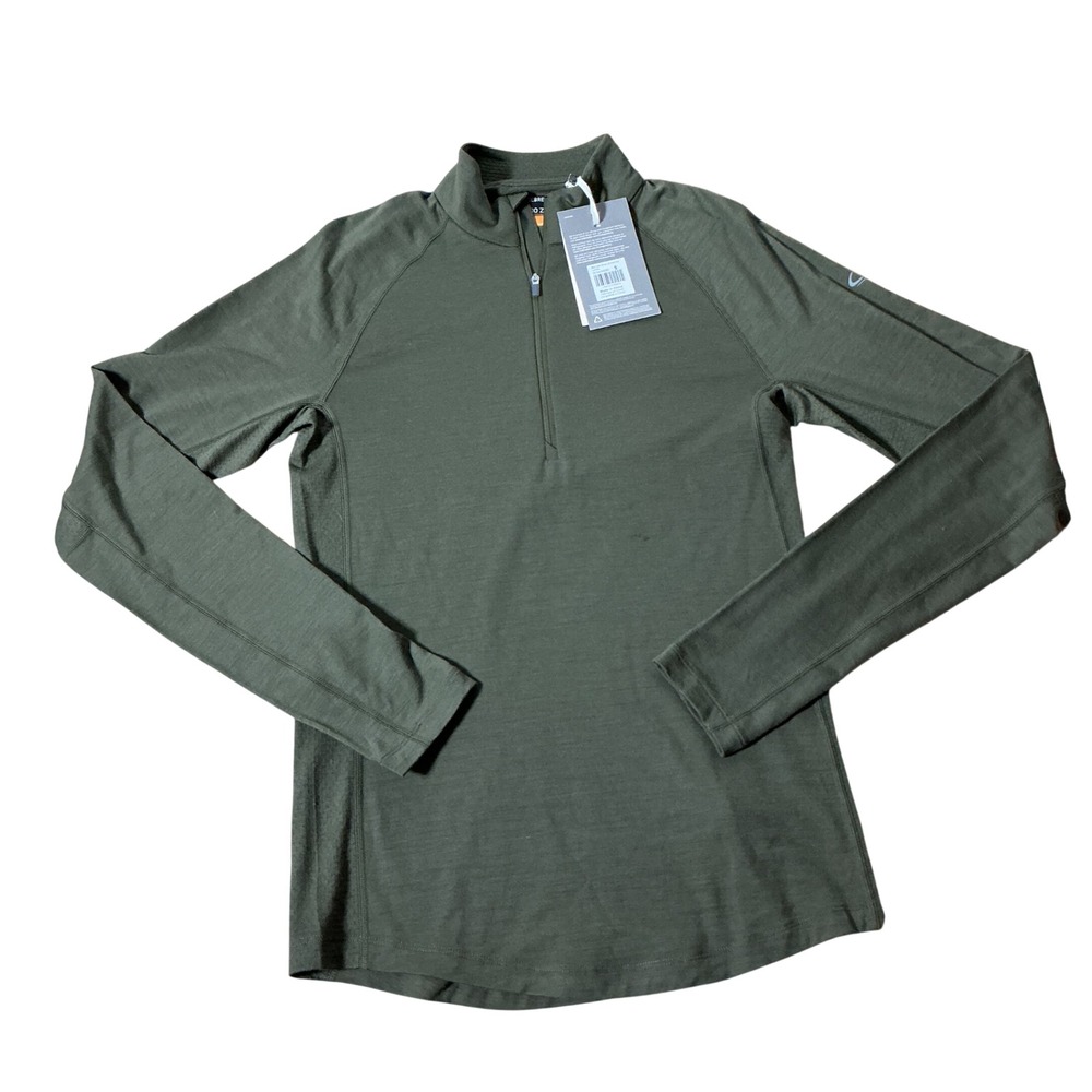 NEW Icebreaker Merino 200 Zone LS Thermal Mens Small Loden Green IB104356069